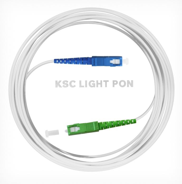 LIGHT PON Патч-корд оптический SC/APC-SC/UPC SM G.657A1 (9/125) Simplex 2.0 мм LSZH - 60 м