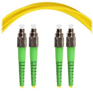 Патч-корд оптический FC/APC-FC/APC SM G.652D (9/125) Duplex 3.0 мм. LSZH - 50 м.