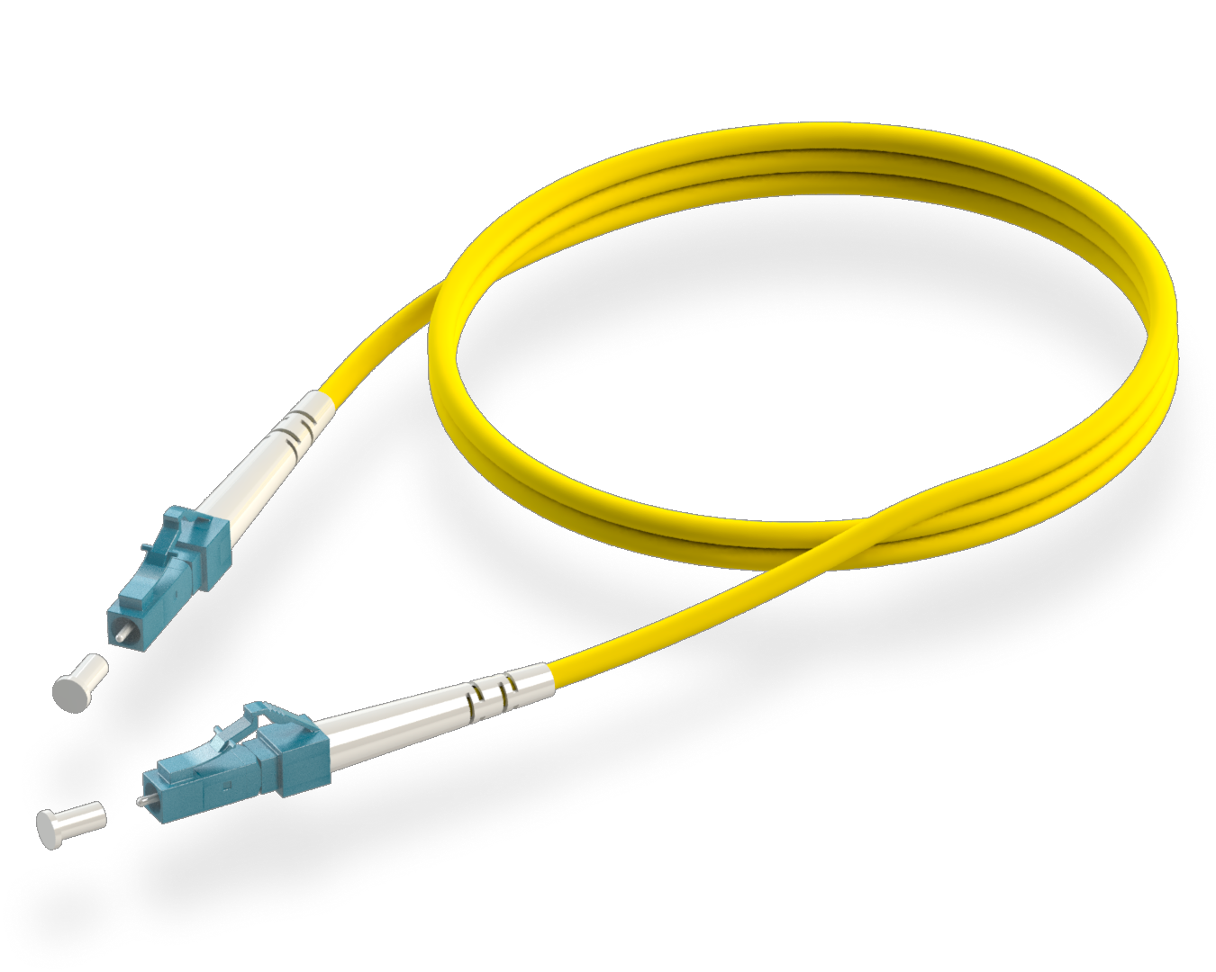 Патч-корд оптический LC/UPC-LC/UPC SM G.652D (9/125) Simplex 3,0 мм. LSZH - 1,0 м.