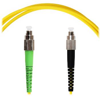 Патч-корд оптический FC/APC-FC/UPC SM G.652D (9/125) Simplex 3.0 мм. LSZH - заказная длина