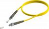 Патч-корд оптический FC/UPC-FC/UPC SM G.652D (9/125) Simplex 3,0 мм. LSZH - 1,0 м.