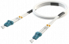 Патч-корд оптический LC/UPC-LC/UPC SM (9/125) G.657А1 Duplex 3,0 мм. LSZH - 1,0 м.