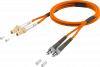 Патч-корд оптический FC/UPC-LC/UPC MM OM2 (50/125) Duplex 3,0 мм., LSZH - 1,0 м.