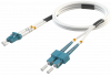 Патч-корд оптический LC/UPC-SC/UPC SM (9/125) G.657А2 Duplex 3,0 мм. LSZH - 1,0 м.