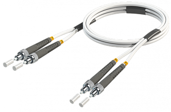 Патч-корд оптический FC/UPC-FC/UPC SM (9/125) G.657А2 Duplex 3,0 мм. LSZH - 1,0 м.
