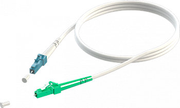 Патч-корд оптический LC/APC-LC/UPC SM G.657A2 (9/125) Simplex 3,0 мм. LSZH - 1,0 м.