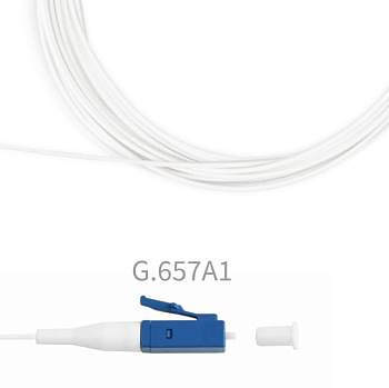 Пигтейл оптический LC/UPC SM G.657A1 (9/125) 0,9 мм LSZH - 1,5 м