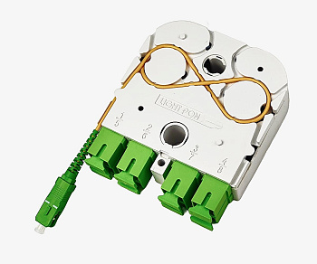 LIGHT PON УСМ 1х8 SC/APC универсальный сплиттерный модуль на 8 абонентов KSC