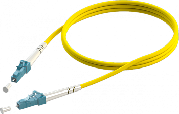 Патч-корд оптический LC/UPC-LC/UPC SM G.652D (9/125) Simplex 3,0 мм. LSZH - 1,0 м.