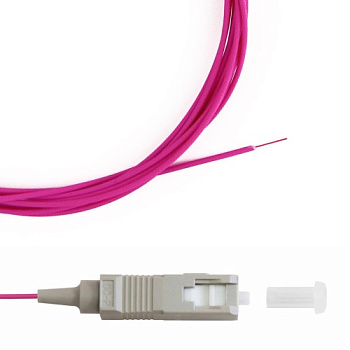 Пигтейл оптический SC OM4 (50/125) 0,9 мм LSZH - 1,5 м