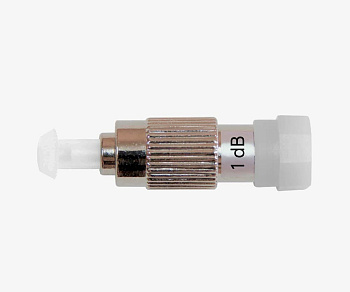 Аттенюатор оптический FC/UPC FM коннектор-розетка фиксированный 1 дБ (1 dB)