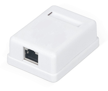 Розетка телефонная RJ-45 8P8C открытой проводки