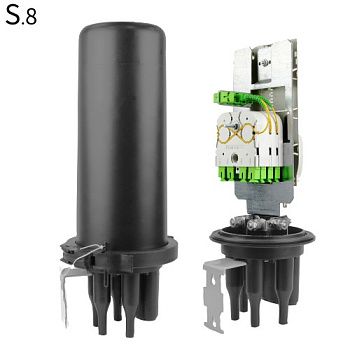 LIGHT PON ОМТ-КС УСМ муфта оптическая тупиковая термоусаживаемая 24 ОВ KSC