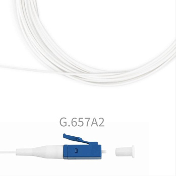 Пигтейл оптический LC/UPC SM G.657A2 (9/125) 0,9 мм LSZH - 1,5 м