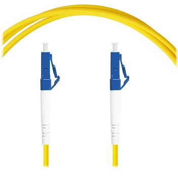 Патч-корд оптический LC/UPC-LC/UPC SM G.652D (9/125) Simplex 3.0 мм LSZH - 5 м