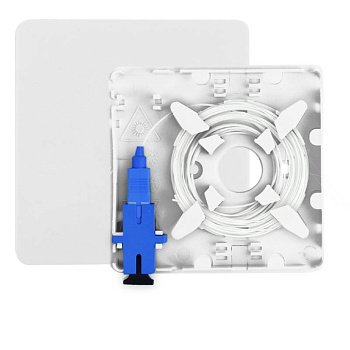 RS-02 кросс-розетка абонентская настенная SC/UPC SM (9/125) G.657A2