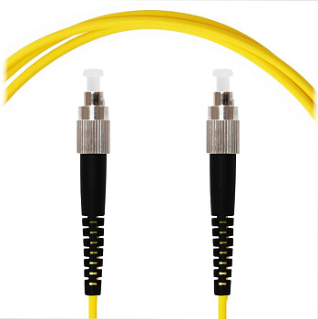 Патч-корд оптический FC/UPC-FC/UPC SM G.652D (9/125) Simplex 3.0 мм LSZH - 15 м